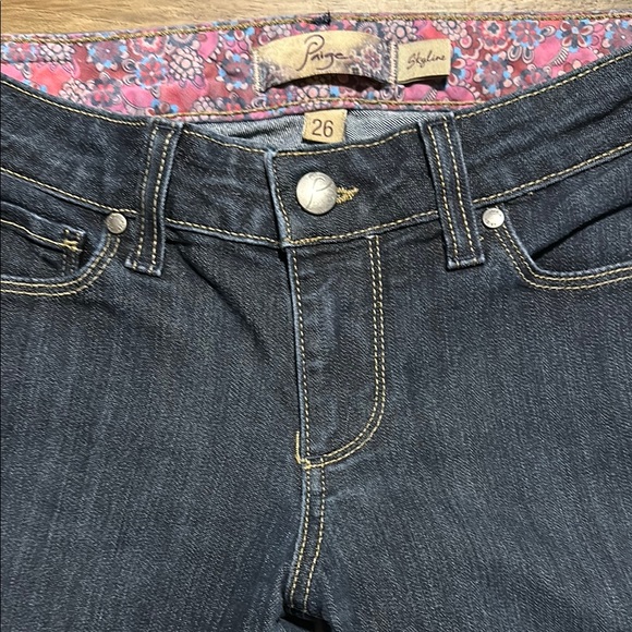 PAIGE Denim - PAIGE Skyline Blue Jeans with Durable Denim